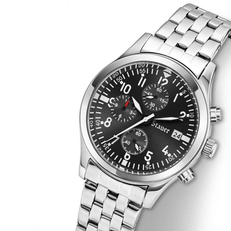 Split Second Noire Chronograph